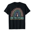 End Stigma Mental Health Is Important T-Shirt - Fun Novelty Design Unisex - T-Shirt, Sweatshirt, Hoodie