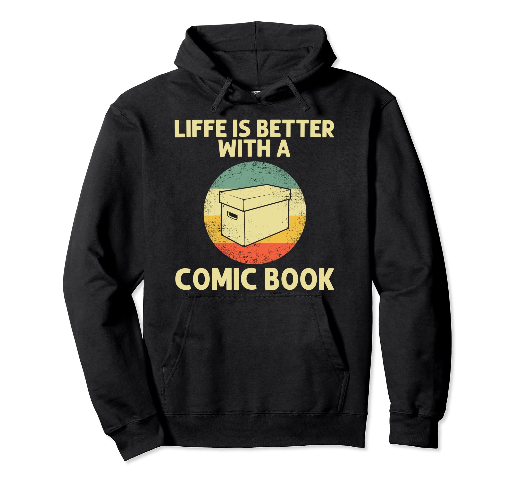 Comic Book Comic Book Lovers Books Hoodie - Aesthetic Graphic Men Women - T-Shirt, Sweatshirt, Hoodie