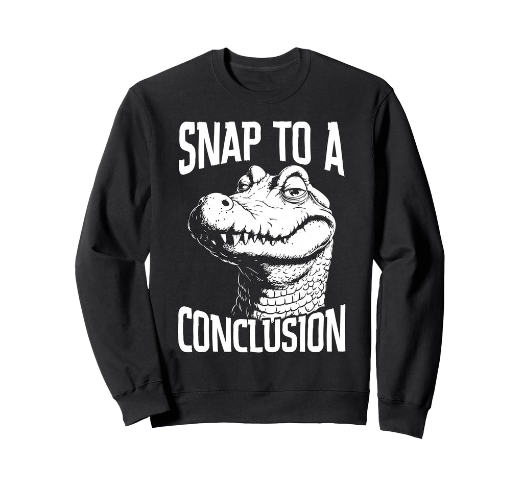 Funny Crocodile Overthinkers And Sweatshirt - Unique Graphic Men Women - T-Shirt, Sweatshirt, Hoodie