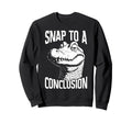 Funny Crocodile Overthinkers And Sweatshirt - Unique Graphic Men Women - T-Shirt, Sweatshirt, Hoodie