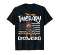 Best Therapy Rottweiler Rottie Dog T-Shirt - Fun Novelty Design for Adults - T-Shirt, Sweatshirt, Hoodie