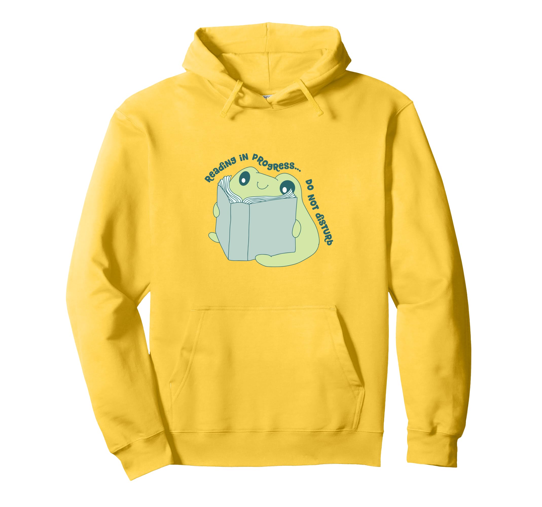 Frog Bookworm Fantasy Mystery Books Hoodie - Aesthetic Graphic Men Women - T-Shirt, Sweatshirt, Hoodie