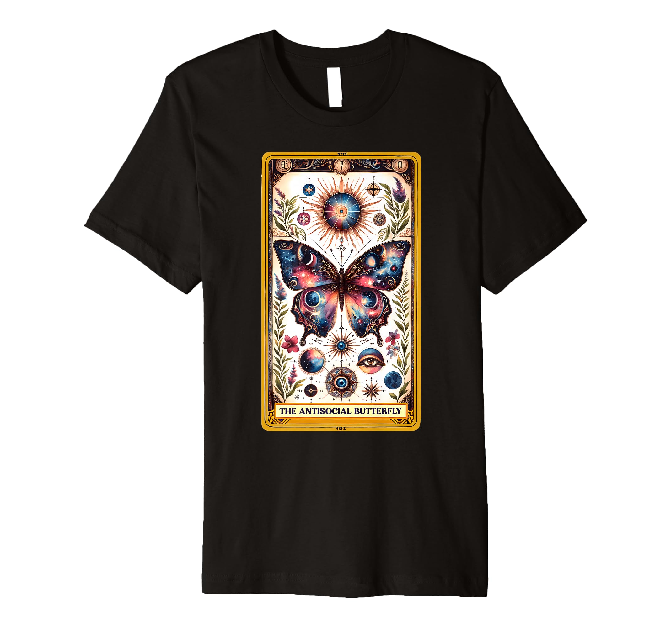 Antisocial Butterfly Tarot Card T-Shirt - Streetwear Style Unisex - T-Shirt, Sweatshirt, Hoodie