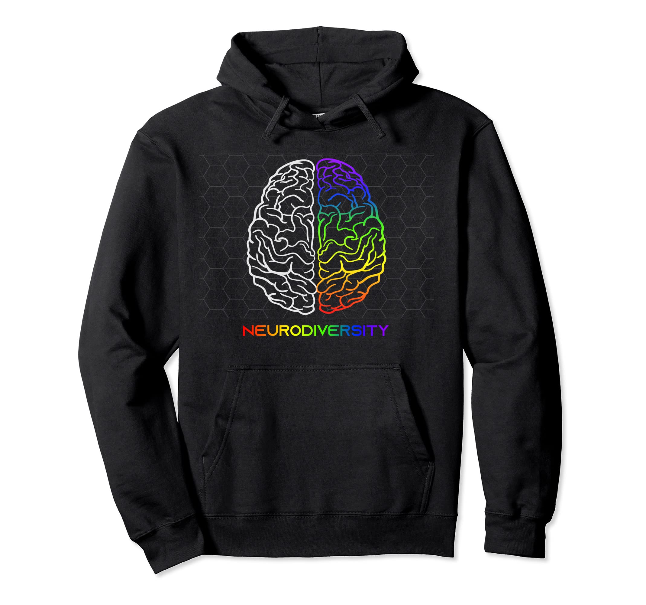 Embrace Neurodiversity Autism Adhd Asd Hoodie - Novelty Apparel Men Women - T-Shirt, Sweatshirt, Hoodie