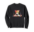 Book Nerd Cat Funny Nerdy Kitten Sweatshirt - Graphic Print Unisex - T-Shirt, Sweatshirt, Hoodie