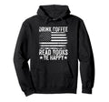 Funny Mom American Flag Drink Coffee Hoodie - Trendy Graphic for Adults - T-Shirt, Sweatshirt, Hoodie