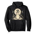 Meditating Frog Om Symbol Hoodie - Casual Everyday Wear for Adults - T-Shirt, Sweatshirt, Hoodie