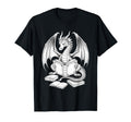 Dragon Reading Book Bookworm Books T-Shirt - Unique Graphic Men Women - T-Shirt, Sweatshirt, Hoodie