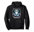 Ghost Meditating Under Moon Breathe Hoodie - Aesthetic Graphic for Adults - T-Shirt, Sweatshirt, Hoodie