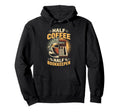 Half Coffee Half Bookkeeper Funny Hoodie - Custom Art Print for Adults - T-Shirt, Sweatshirt, Hoodie