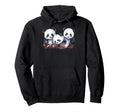 Happy Pandas Breath Mindfulness Compassion Hoodie - Trendy Graphic Unisex - T-Shirt, Sweatshirt, Hoodie