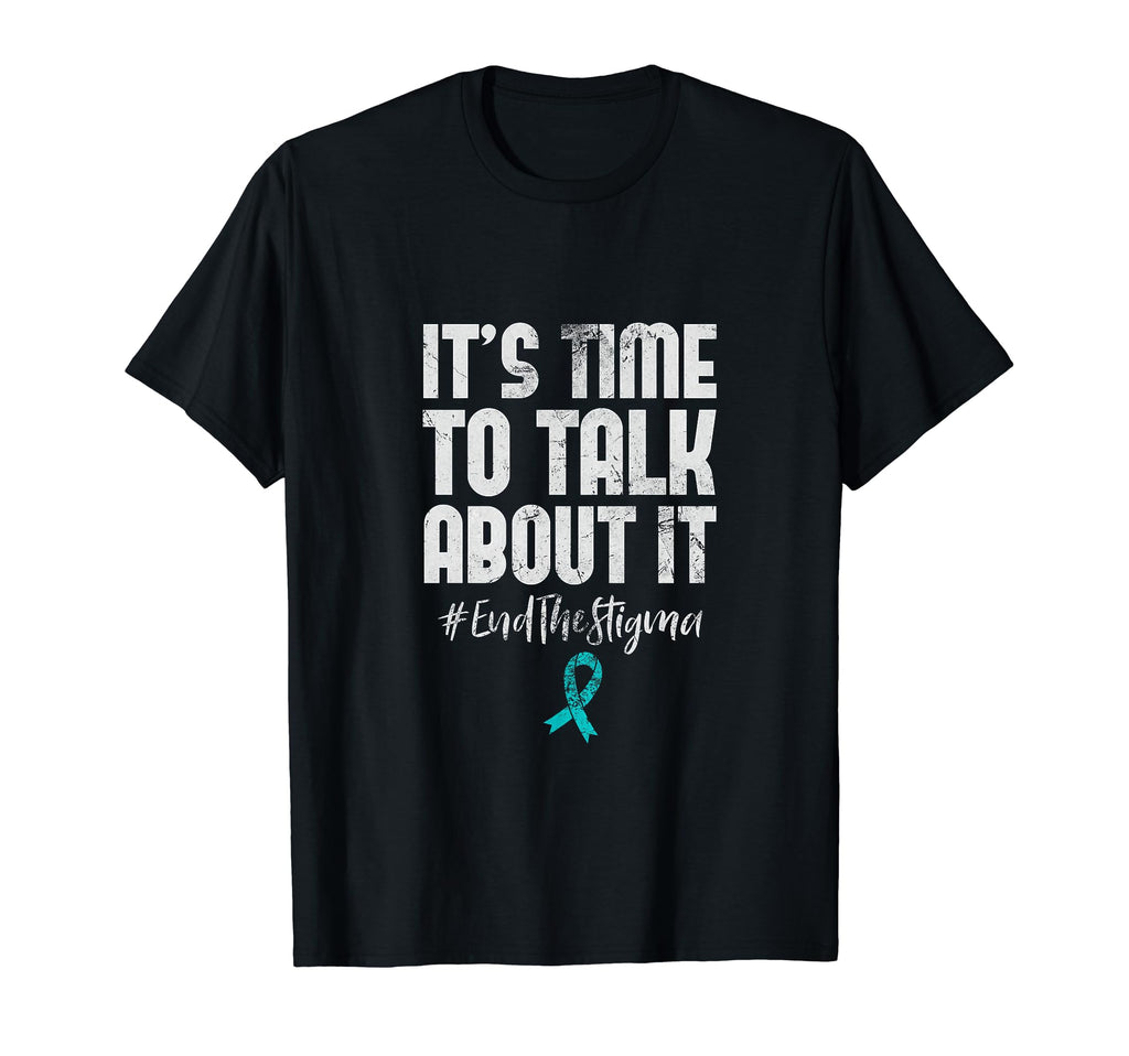 Sexual Assault Awareness End Stigma Teal T-Shirt - Streetwear Style Unisex - T-Shirt, Sweatshirt, Hoodie