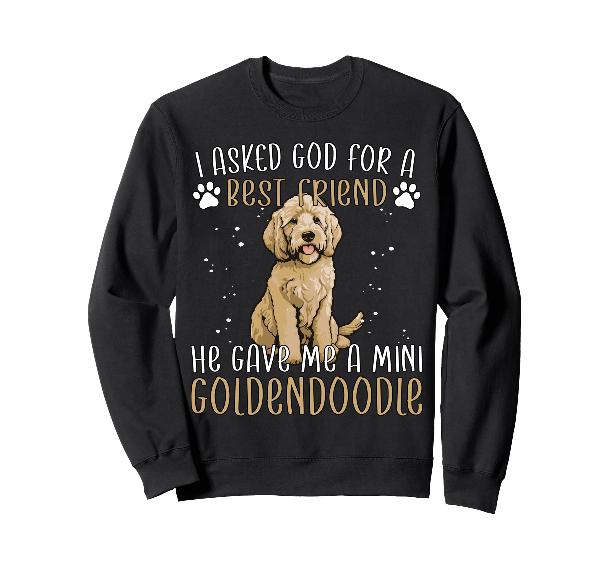 Mini Golden Doodle Must Haves Sweatshirt - Casual Everyday Wear for Adults - T-Shirt, Sweatshirt, Hoodie