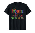 Progress Over Perfection Butterflies T-Shirt - Unique Graphic Men Women - T-Shirt, Sweatshirt, Hoodie