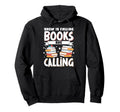 Snow Is Falling Books Are Calling Hoodie - Fun Novelty Design Unisex - T-Shirt, Sweatshirt, Hoodie