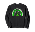 Its Okay To Not Be Ok Green Ribbon Sweatshirt - Minimalist Print Men Women - T-Shirt, Sweatshirt, Hoodie