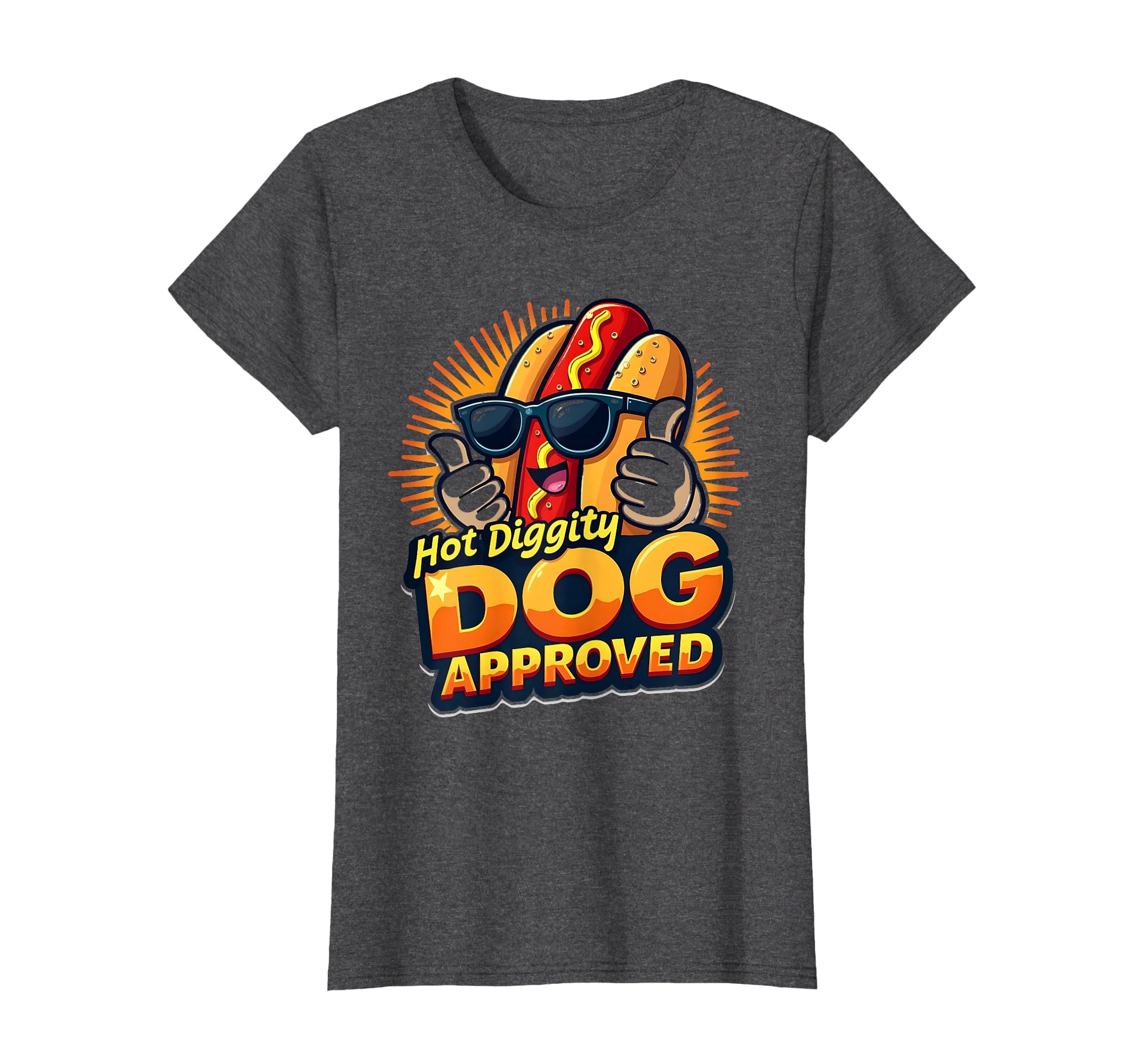 Hot Diggity Therapy Dog Outfit Approved T-Shirt - Unique Graphic Unisex - T-Shirt, Sweatshirt, Hoodie