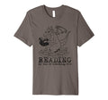 Magical Dragon Reading Books Fantasy T-Shirt - Custom Art Print for Adults - T-Shirt, Sweatshirt, Hoodie
