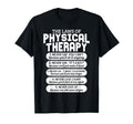 Funny Laws Physical Therapy T-Shirt - Novelty Apparel Men Women - T-Shirt, Sweatshirt, Hoodie