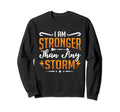 I Am Stronger Than Any Storm Coffee Sweatshirt - Unique Graphic for Adults - T-Shirt, Sweatshirt, Hoodie