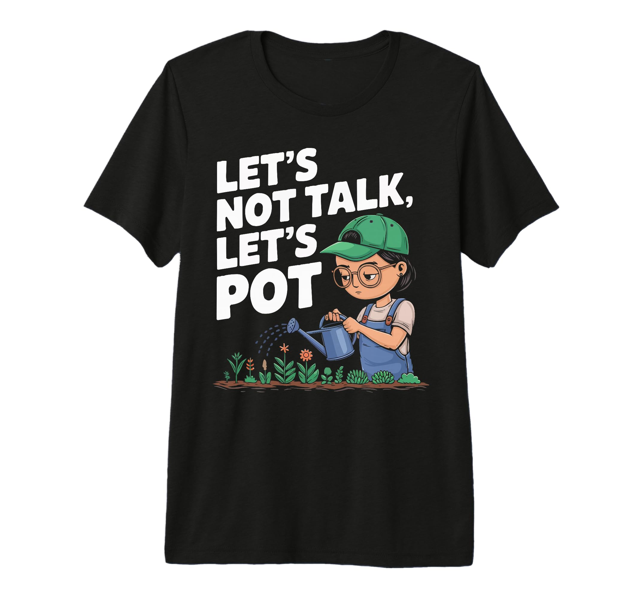 Introvert Gardener Shyness Garden T-Shirt - Fun Novelty Design Unisex - T-Shirt, Sweatshirt, Hoodie