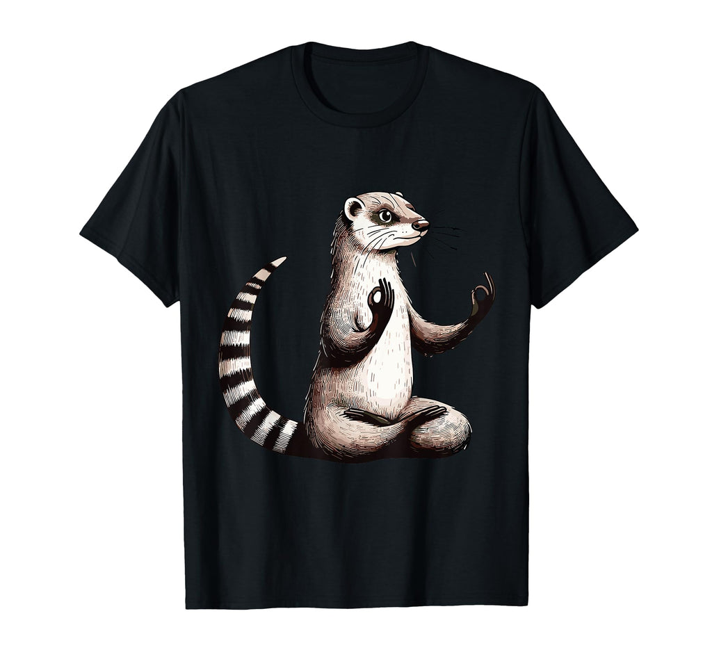 Meditation Mongoose Yoga Pose T-Shirt - Streetwear Style for Adults - T-Shirt, Sweatshirt, Hoodie