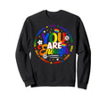 You Are Enough Rainbow Pride Flag Sweatshirt - Unique Graphic Men Women - T-Shirt, Sweatshirt, Hoodie