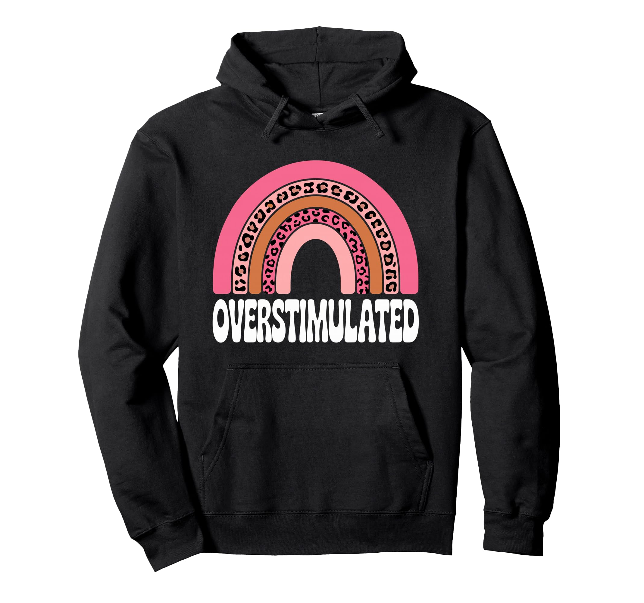 Neurodiverse Overstimulated Mental Hoodie - Custom Art Print for Adults - T-Shirt, Sweatshirt, Hoodie