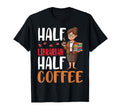 Drinking Half Librarian Half Coffee T-Shirt - Aesthetic Graphic for Adults - T-Shirt, Sweatshirt, Hoodie