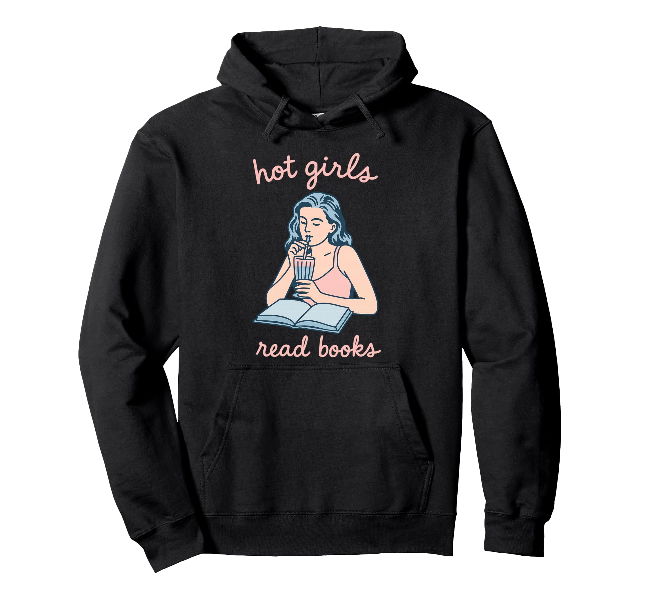 Book Lovers Hot Read Books Hoodie - Aesthetic Graphic for Adults - T-Shirt, Sweatshirt, Hoodie