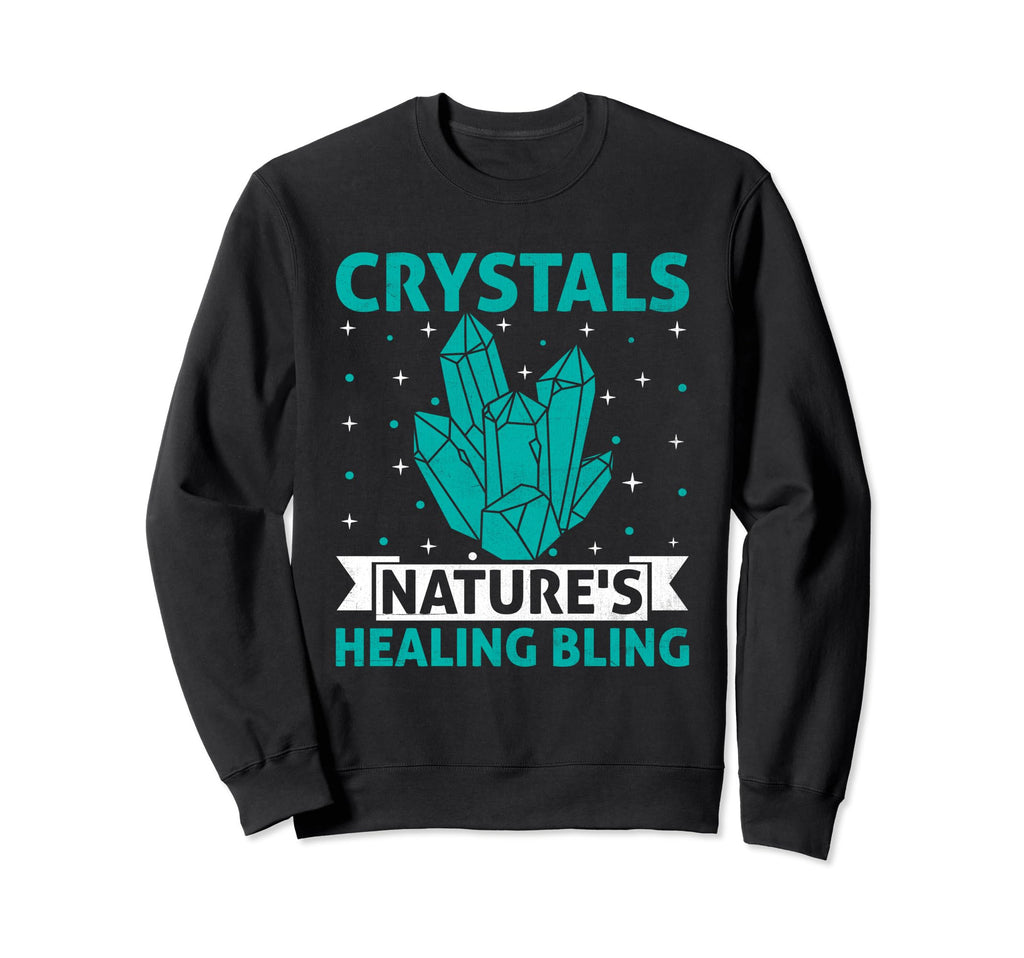 Spiritual Crystal Stones Healing Sweatshirt - Aesthetic Graphic for Adults - T-Shirt, Sweatshirt, Hoodie