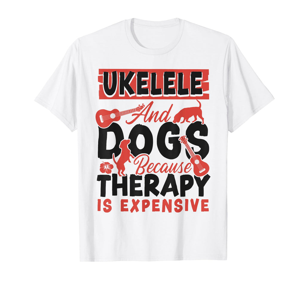 Hawaiian Ukulele Uke Dog Ukulele And T-Shirt - Custom Art Print Men Women - T-Shirt, Sweatshirt, Hoodie