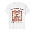 Banned Book Reading Skeleton Bookish T-Shirt - Novelty Apparel Men Women - T-Shirt, Sweatshirt, Hoodie