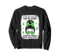 Mental Health Matters Messy Bun Mental Sweatshirt - Novelty Apparel Unisex - T-Shirt, Sweatshirt, Hoodie