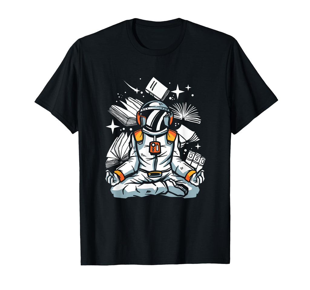 Astronaut Reader Books Lover Book T-Shirt - Aesthetic Graphic Men Women - T-Shirt, Sweatshirt, Hoodie
