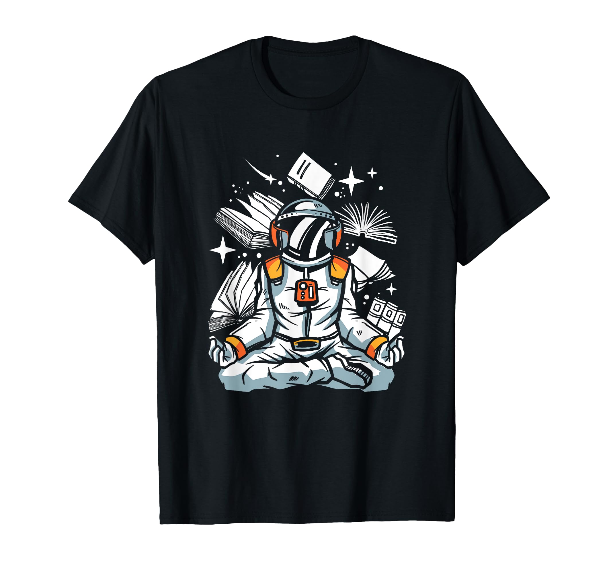 Astronaut Reader Books Lover Book T-Shirt - Aesthetic Graphic Men Women - T-Shirt, Sweatshirt, Hoodie