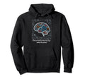 Colorful Rainbow Brain Neurodiversity Hoodie - Aesthetic Graphic Men Women - T-Shirt, Sweatshirt, Hoodie