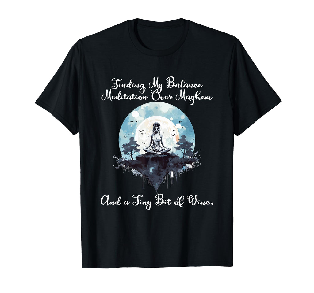 Finding My Balance Meditation Over T-Shirt - Custom Art Print for Adults - T-Shirt, Sweatshirt, Hoodie