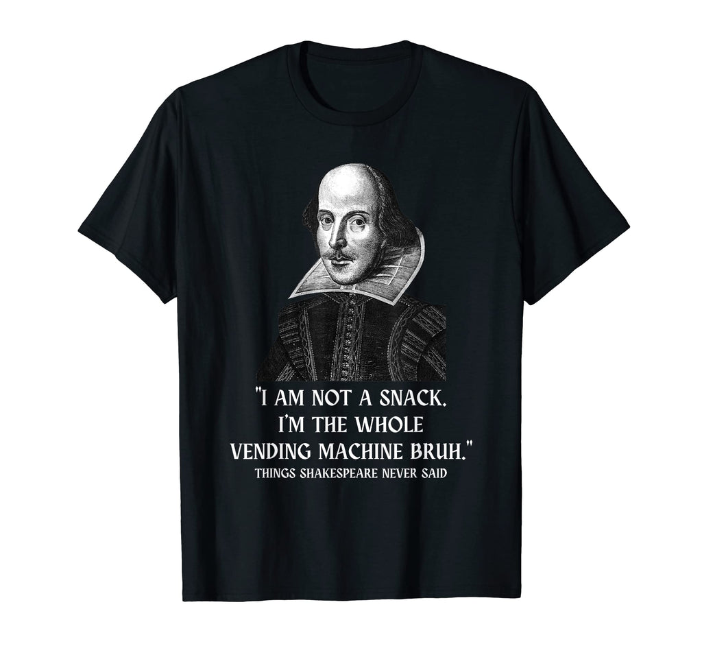 Im Not Snack Funny Literature Teacher T-Shirt - Trendy Graphic Men Women - T-Shirt, Sweatshirt, Hoodie