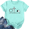 NTSWZYS Easter Shirts for Women Cute Floral Bunny Easter Tee He is Risen Christian Tshirt Jesus Short Sleeve Tops - T-Shirt, Sweatshirt, Hoodie