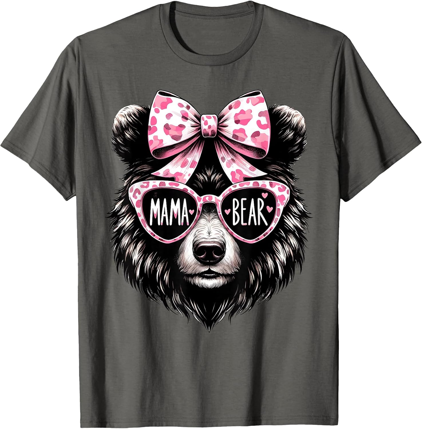Funny Mothers Day Mama Bear Sunglasses Bow Tie Unisex T-shirt, Sweatshirt, Hoodie, Long Sleeve Tee - T-Shirt, Sweatshirt, Hoodie