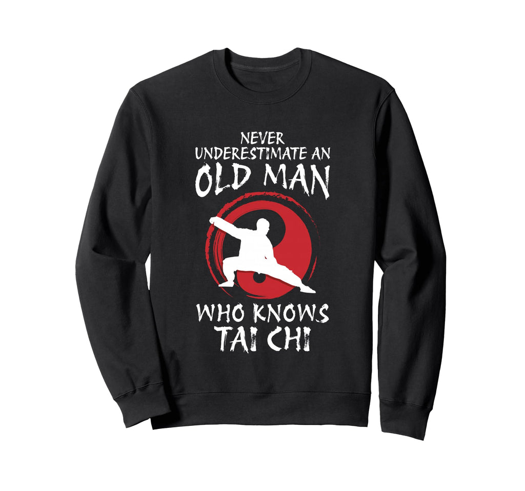 Tai Chi Meditation Martial Arts Zen Sweatshirt - Unique Graphic Unisex - T-Shirt, Sweatshirt, Hoodie
