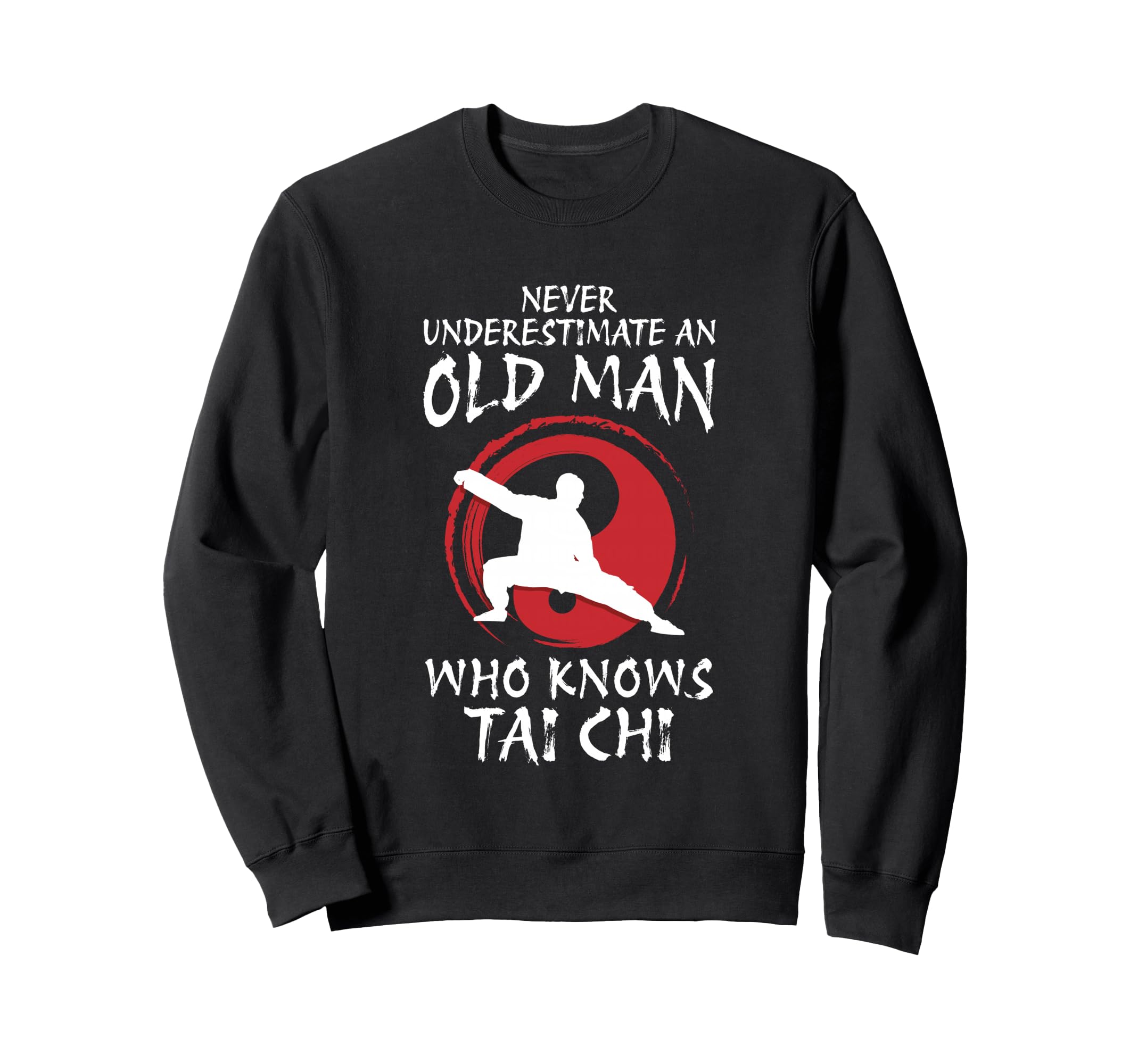 Tai Chi Meditation Martial Arts Zen Sweatshirt - Unique Graphic Unisex - T-Shirt, Sweatshirt, Hoodie