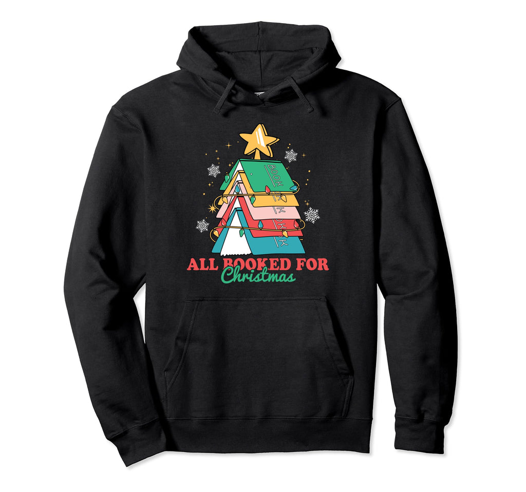 Bibliophile All Booked Tree Book Lovers Hoodie - Novelty Apparel for Adults - T-Shirt, Sweatshirt, Hoodie