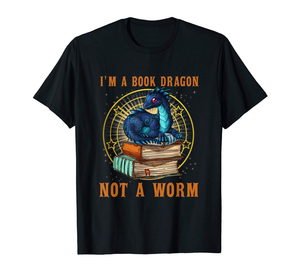 I Am Book Dragon Funny Reading T-Shirt - Casual Everyday Wear for Adults - T-Shirt, Sweatshirt, Hoodie