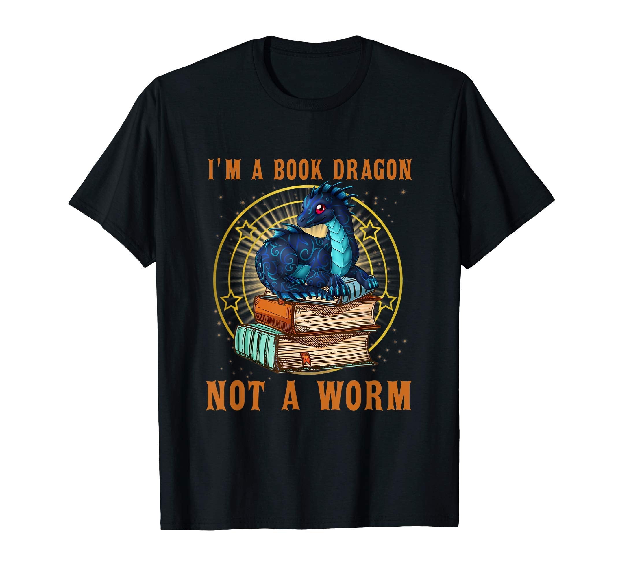 I Am Book Dragon Funny Reading T-Shirt - Casual Everyday Wear for Adults - T-Shirt, Sweatshirt, Hoodie
