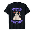 Getting My Steps Walking Lord Raccoon T-Shirt - Novelty Apparel Men Women - T-Shirt, Sweatshirt, Hoodie