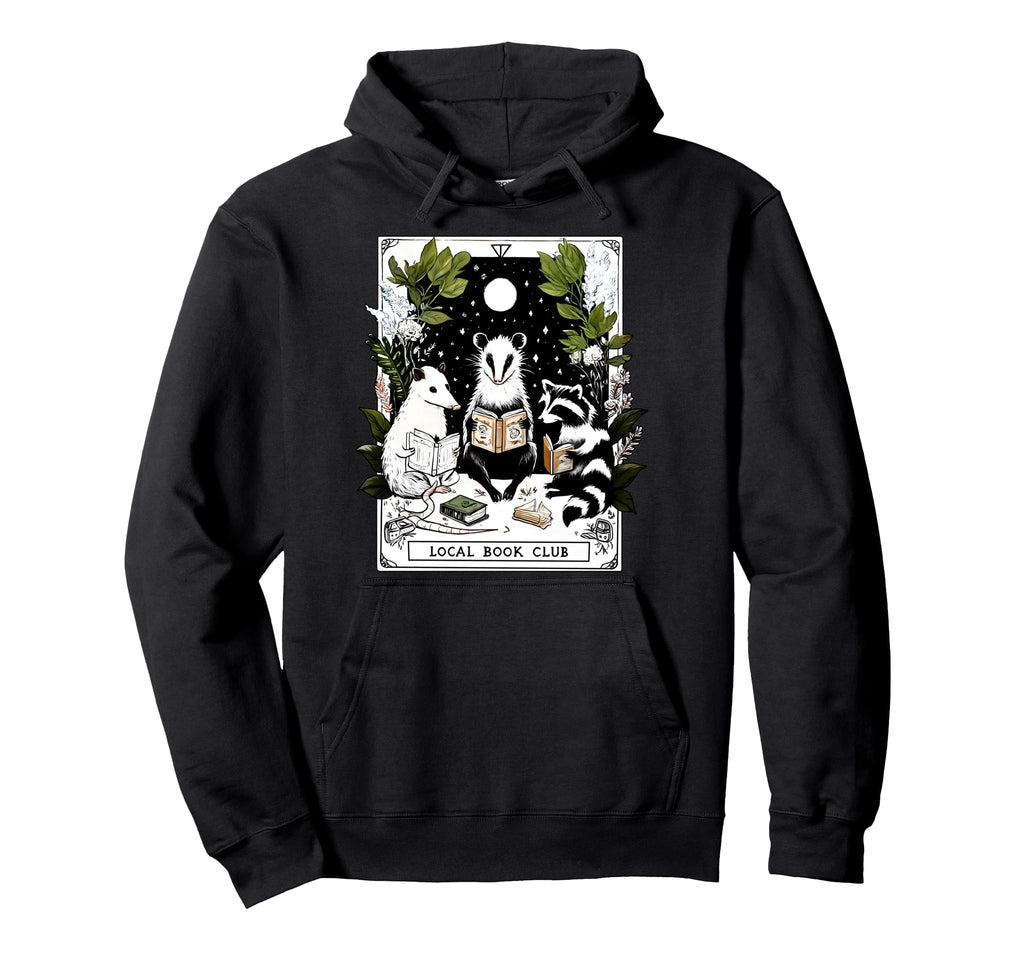 Local Book Club Tarot Card Trash Team Hoodie - Streetwear Style Unisex - T-Shirt, Sweatshirt, Hoodie