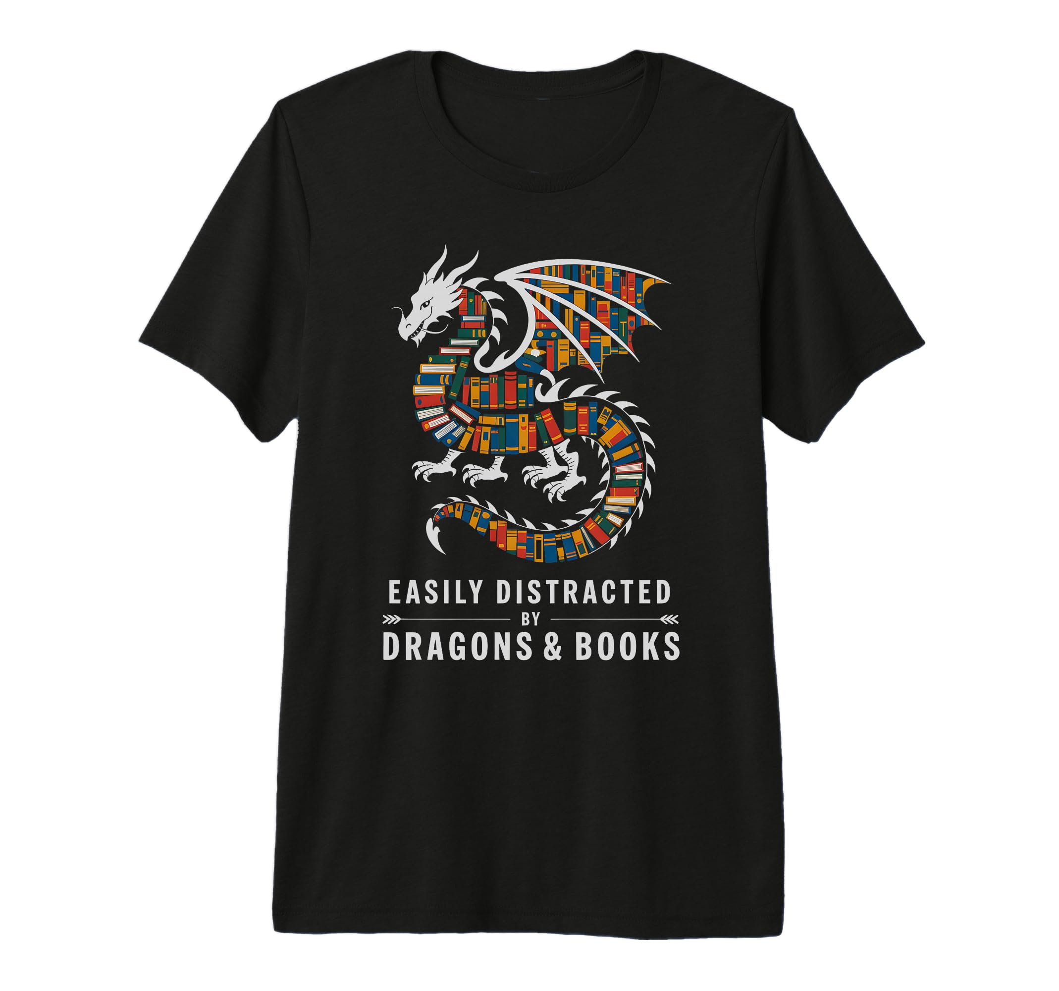 Kawaii I Just Love Dragons Books Reading T-Shirt - Trendy Graphic Unisex - T-Shirt, Sweatshirt, Hoodie