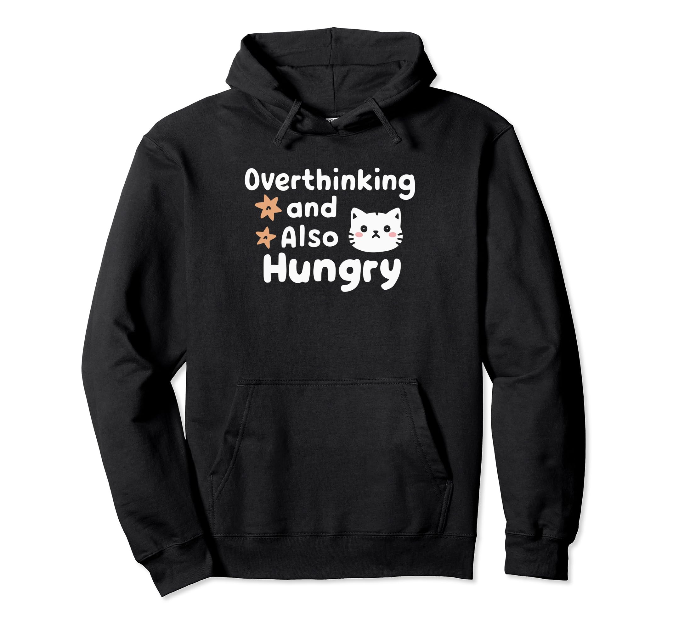 Hungry Overthinker Food Anxiety T-Shirt - Fun Novelty Design for Adults - T-Shirt, Sweatshirt, Hoodie